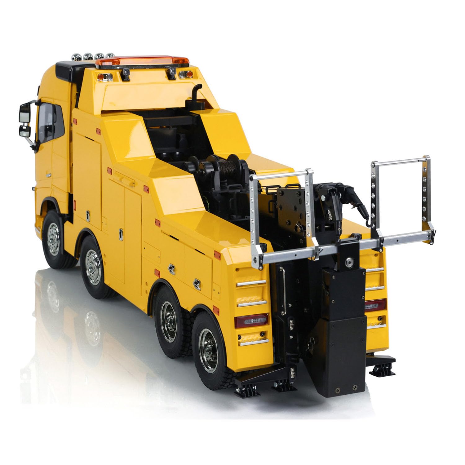 Amazon.com: wheelfun 1/14 8x4 RC Wrecker Tow Truck DIY Tamiya